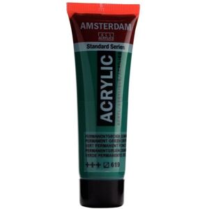 Royal Talens - Amsterdam 619 - Permanent Green Deep - Acrylic Paint - Publicité Royal Talens - Amsterdam 619 - Permanent Green Deep - Acrylic Paint - Publicité