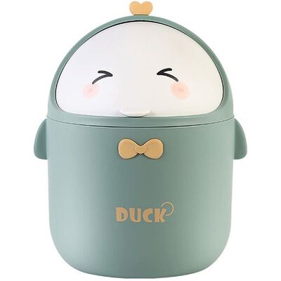 Melissa Mini Poubelle De Bureau Avec Couvercle, Poubelle De Style Dessin Animé Mignon Portable, Poubelle Bureau, Petite Poubelle De Salle De Bain, Pour Chambre À Coucher, Bureau, Salon (vert) - Publicité Melissa Mini Poubelle De Bureau Avec Couvercle, Poubelle De Style Dessin Animé Mignon Portable, Poubelle Bureau, Petite Poubelle De Salle De Bain, Pour Chambre À Coucher, Bureau, Salon (vert) - Publicité