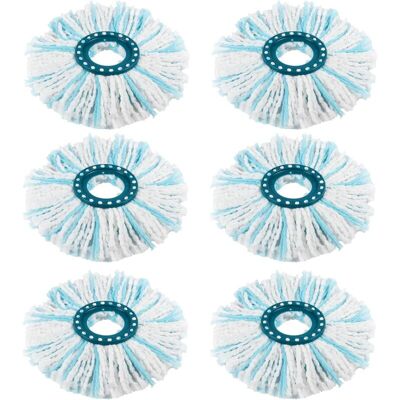 Melissa Lot De 6 Têtes De Rechange Pour Vadrouille Leifheit Clean Twist Disc Mop/clean Twist Disc Mop Ergo, Vadrouille En Microfibre Pour Tous Les Sols, Vadrouille Double Fibre Capable D'Absorber Efficacement - Publicité Melissa Lot De 6 Têtes De Rechange Pour Vadrouille Leifheit Clean Twist Disc Mop/clean Twist Disc Mop Ergo, Vadrouille En Microfibre Pour Tous Les Sols, Vadrouille Double Fibre Capable D'Absorber Efficacement - Publicité
