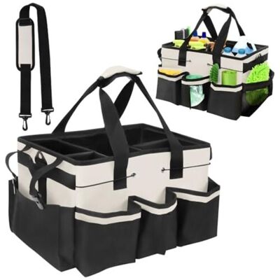 Scotch Panier De Rangement Pour Produits De Nettoyage Avec Poignée, Sac De Rangement Avec Bandoulière Réglable Pour Organiser Les Produits De Nettoyage, Pour Le Ménage Et Le Rangement Dans L - Publicité Scotch Panier De Rangement Pour Produits De Nettoyage Avec Poignée, Sac De Rangement Avec Bandoulière Réglable Pour Organiser Les Produits De Nettoyage, Pour Le Ménage Et Le Rangement Dans L - Publicité