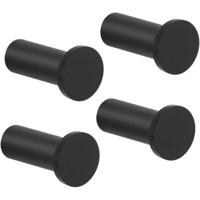 ACKERMAN Lot De 4 Crochets Muraux Ronds À Visser, En Acier Inoxydable, Robustes, Pour Salle De Bain, Chambre, Cuisine, Entrée, Porte-serviettes, 16 X 35 Mm,noir - Publicité ACKERMAN Lot De 4 Crochets Muraux Ronds À Visser, En Acier Inoxydable, Robustes, Pour Salle De Bain, Chambre, Cuisine, Entrée, Porte-serviettes, 16 X 35 Mm,noir - Publicité