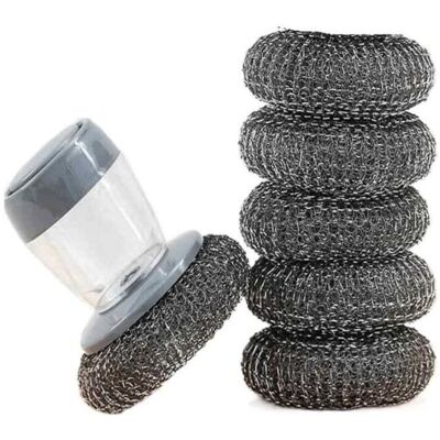Cellfast Brosse De Paume De Distribution De Savon De Cuisine, Brosse De Nettoyage Multifonctionnelle Avec Détergent, Boule De Fil D'Acier - Publicité Cellfast Brosse De Paume De Distribution De Savon De Cuisine, Brosse De Nettoyage Multifonctionnelle Avec Détergent, Boule De Fil D'Acier - Publicité