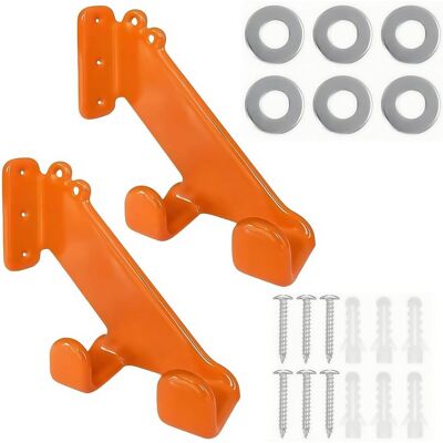Generic Lot De 2 Crochets Muraux Pour Garage, Pour Charges Lourdes, Pour Tronçonneuse - Publicité Generic Lot De 2 Crochets Muraux Pour Garage, Pour Charges Lourdes, Pour Tronçonneuse - Publicité