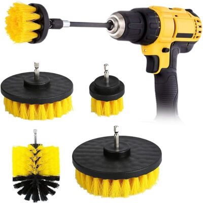 BRINSEA Lot De 4 Brosses Pour Perceuse - Brosse Pour Perceuse À Poils 2"/3,5"/4"/5" - Brosse De Nettoyage Pour Jantes, Carrelage, Cuisine, Sols, Voiture, Baignoire - Publicité BRINSEA Lot De 4 Brosses Pour Perceuse - Brosse Pour Perceuse À Poils 2"/3,5"/4"/5" - Brosse De Nettoyage Pour Jantes, Carrelage, Cuisine, Sols, Voiture, Baignoire - Publicité