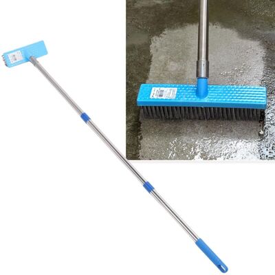 MOXIE Balai À Récurer En Acier Inoxydable Avec Manche Long Et Robuste De 120 Cm (47,2 Po) À Longueur Réglable, Idéal Pour Nettoyer La Mousse, Les Sols En Béton, Les Joints, Les Jardins Et Les Patios - Publicité MOXIE Balai À Récurer En Acier Inoxydable Avec Manche Long Et Robuste De 120 Cm (47,2 Po) À Longueur Réglable, Idéal Pour Nettoyer La Mousse, Les Sols En Béton, Les Joints, Les Jardins Et Les Patios - Publicité