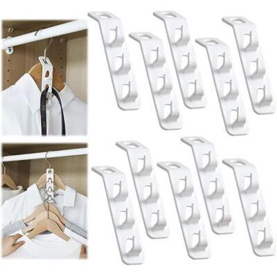 OEM Royaluxe-10 Pièces Cintre Gain De Place,crochet Cintre Crochet Pour Cintres Gain De Place Max Cintres Gain De Place,crochets A Vêtements En Cascade Pour Garde Robe Armoires Organisateur - Publicité OEM Royaluxe-10 Pièces Cintre Gain De Place,crochet Cintre Crochet Pour Cintres Gain De Place Max Cintres Gain De Place,crochets A Vêtements En Cascade Pour Garde Robe Armoires Organisateur - Publicité