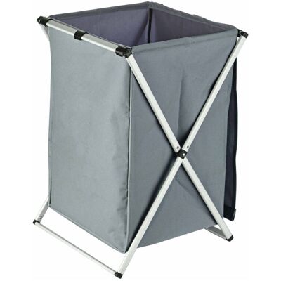 MOXIE Sjlerst Panier À Linge Pour Linge De Maison, Pliable Avec Poignée En Aluminium Pour La Salle De Bain, La Chambre Et La Maison(gris) - Publicité MOXIE Sjlerst Panier À Linge Pour Linge De Maison, Pliable Avec Poignée En Aluminium Pour La Salle De Bain, La Chambre Et La Maison(gris) - Publicité