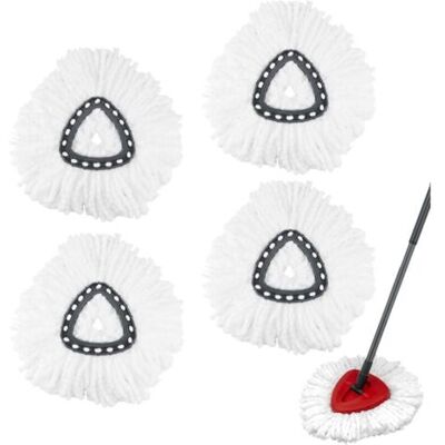OEM Royaluxe-4 Pièces Têtes De Rechange Pour Vadrouille Vileda, Pièces De Rechange Blanches Pour Vadrouille Vileda Turbo, Têtes De Vadrouille Pour Vadrouille Vileda - Publicité OEM Royaluxe-4 Pièces Têtes De Rechange Pour Vadrouille Vileda, Pièces De Rechange Blanches Pour Vadrouille Vileda Turbo, Têtes De Vadrouille Pour Vadrouille Vileda - Publicité