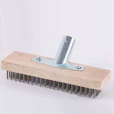 OEM Brosse Métallique En Acier Inoxydable À Long Manche, Brosse De Nettoyage À Poils Courts Pour L'Élimination De La Rouille Industrielle, Acier De 30 Cm, Balai En Métal (sans Manche En Bois)-dou - Publicité OEM Brosse Métallique En Acier Inoxydable À Long Manche, Brosse De Nettoyage À Poils Courts Pour L'Élimination De La Rouille Industrielle, Acier De 30 Cm, Balai En Métal (sans Manche En Bois)-dou - Publicité