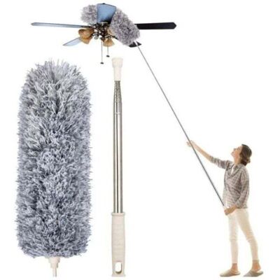 ABYSSE 1 Pc Plumeau Poussière, Plumeau Microfibre Avec Poignée En Acier Inoxydable, Plumeau Extensible De 30 À 100 Pour Nettoyer Les Ventilateurs De Plafond, Les Stores, Les Plinthes, Les Voitures - Publicité ABYSSE 1 Pc Plumeau Poussière, Plumeau Microfibre Avec Poignée En Acier Inoxydable, Plumeau Extensible De 30 À 100 Pour Nettoyer Les Ventilateurs De Plafond, Les Stores, Les Plinthes, Les Voitures - Publicité