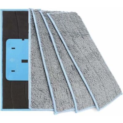 ABYSSE Lot De 4 Chiffons De Nettoyage Lavables Compatibles Avec Irobot Braava Jet M6, Vadrouilles Humides Lavables Réutilisables Compatibles Avec La Série Braava Jet M - Publicité ABYSSE Lot De 4 Chiffons De Nettoyage Lavables Compatibles Avec Irobot Braava Jet M6, Vadrouilles Humides Lavables Réutilisables Compatibles Avec La Série Braava Jet M - Publicité