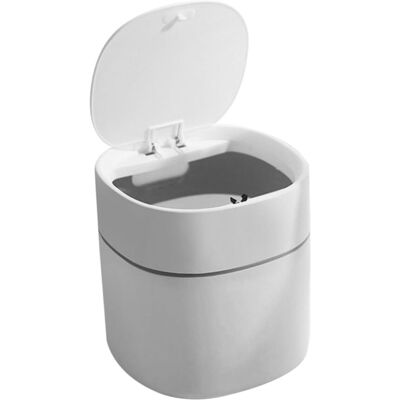 Generic Mini Poubelle De Bureau Blanche À Couvercle Éjectable Compacte Et Robuste Pour Cuisine Salon Chambre Et Bureau - Publicité Generic Mini Poubelle De Bureau Blanche À Couvercle Éjectable Compacte Et Robuste Pour Cuisine Salon Chambre Et Bureau - Publicité