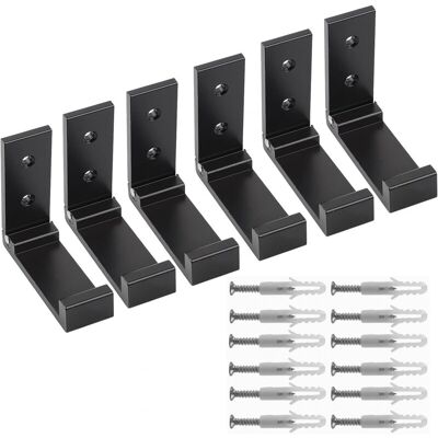 OEM 6 Pièces Crochet Pliant, Crochets Muraux Pliables En Aluminium,patere Porte Manteau,porte Casque, Pour Casque Audio, Manteau, Cuisine, Salle De Bains, Chambre À Coucher (noir)-dou - Publicité OEM 6 Pièces Crochet Pliant, Crochets Muraux Pliables En Aluminium,patere Porte Manteau,porte Casque, Pour Casque Audio, Manteau, Cuisine, Salle De Bains, Chambre À Coucher (noir)-dou - Publicité