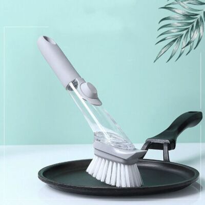 SCORPIO Brosse De Nettoyage De Cuisine Avec Éponge À Vaisselle 2 En 1 Longue Poignée Brosse À Vaisselle Outils De Nettoyage Ménagers - Publicité SCORPIO Brosse De Nettoyage De Cuisine Avec Éponge À Vaisselle 2 En 1 Longue Poignée Brosse À Vaisselle Outils De Nettoyage Ménagers - Publicité