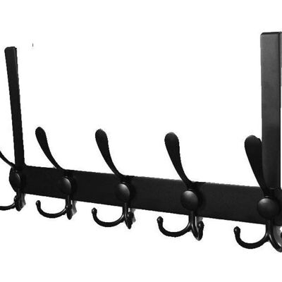 OEM Porte Manteau Pour Porte, Crochet De Porte En Acier Inoxydable, Patère De Porte À Suspendre Pour Chambre À Coucher Salle De Bains Porte De Cuisine (noir, 15 Crochets, 4.5 Cm) - Publicité OEM Porte Manteau Pour Porte, Crochet De Porte En Acier Inoxydable, Patère De Porte À Suspendre Pour Chambre À Coucher Salle De Bains Porte De Cuisine (noir, 15 Crochets, 4.5 Cm) - Publicité
