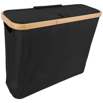 FLAMMKRAFT Panier À Papier Toilette Avec Couvercle, En Tissu Oxford, Pliable, Résistant À L'Eau Et À La Poussière, Gain De Place. Publicité FLAMMKRAFT Panier À Papier Toilette Avec Couvercle, En Tissu Oxford, Pliable, Résistant À L'Eau Et À La Poussière, Gain De Place. Publicité