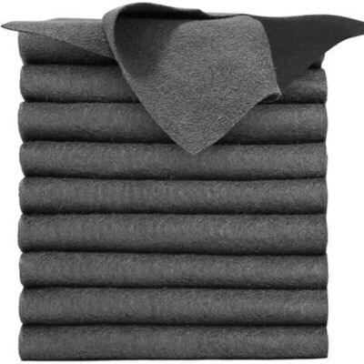 URSUS Lot De 10 Chiffons De Nettoyage En Microfibre Épais Magiques - 40 X 30 Cm - Sans Traces - En Microfibre Réutilisable - Pour Cuisine, Salon, Voiture - Publicité URSUS Lot De 10 Chiffons De Nettoyage En Microfibre Épais Magiques - 40 X 30 Cm - Sans Traces - En Microfibre Réutilisable - Pour Cuisine, Salon, Voiture - Publicité