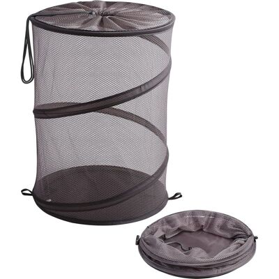 Vision Panier À Linge Pliable, Panier À Linge En Maille Rétractable, Panier À Linge Avec Fermeture À Cordon Pour La Chambre À Coucher, Idéal Pour Les Vêtements Et Les Jouets. Publicité Vision Panier À Linge Pliable, Panier À Linge En Maille Rétractable, Panier À Linge Avec Fermeture À Cordon Pour La Chambre À Coucher, Idéal Pour Les Vêtements Et Les Jouets. Publicité