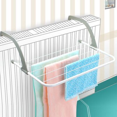 PELTOR Jeffergarden Séchoir À Linge Mural, Étendoir Mural Pliable Rétractable, Avec 6 Tiges, Pour Intérieur Et Extérieur, Pour Vêtement (blanc) - Publicité PELTOR Jeffergarden Séchoir À Linge Mural, Étendoir Mural Pliable Rétractable, Avec 6 Tiges, Pour Intérieur Et Extérieur, Pour Vêtement (blanc) - Publicité