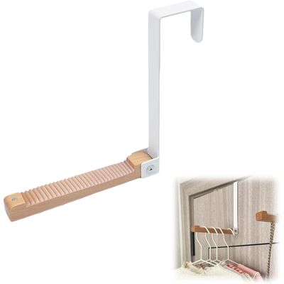 Generic Crochet Pliable, Porte-manteau Pliable À Suspendre, Métal Et Bois, (pour Feuillure De Porte De 4,5 Cm) - Publicité Generic Crochet Pliable, Porte-manteau Pliable À Suspendre, Métal Et Bois, (pour Feuillure De Porte De 4,5 Cm) - Publicité