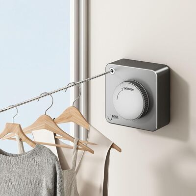GRASSLIN Fil A Linge Retractable Mural, Etendoir À Murale 4.8m En Acier Inoxydable, Corde Pour Lntérieur Et Extérieur, Anti Affaissement, Idéal Balcon Salle De Bain -'Parent'-'- - Publicité GRASSLIN Fil A Linge Retractable Mural, Etendoir À Murale 4.8m En Acier Inoxydable, Corde Pour Lntérieur Et Extérieur, Anti Affaissement, Idéal Balcon Salle De Bain -'Parent'-'- - Publicité