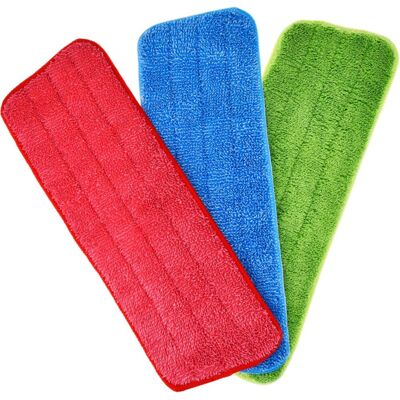 OEM Lot De 3 Lingettes De Rechange En Microfibre Pour Balai À Franges, Lingettes Reveal Pour Balais À Franges Humides/secs, Têtes De Rechange Plates Pour Le Nettoyage Des Sols, 42 X 14 Cm - Publicité OEM Lot De 3 Lingettes De Rechange En Microfibre Pour Balai À Franges, Lingettes Reveal Pour Balais À Franges Humides/secs, Têtes De Rechange Plates Pour Le Nettoyage Des Sols, 42 X 14 Cm - Publicité