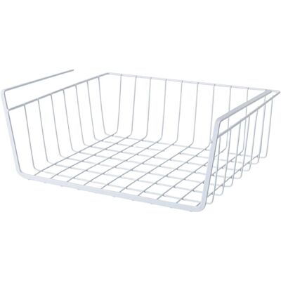 GRASSLIN 1 Panier Métallique, Extensible, Support À Glissière, Fer, Pour Cuisine Placard - Publicité GRASSLIN 1 Panier Métallique, Extensible, Support À Glissière, Fer, Pour Cuisine Placard - Publicité