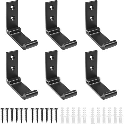 Generic Lot De 6 Crochets Pliants, Crochets Muraux Pliables À 90°, En Aluminium, Avec Capacité De Charge De 20 Kg, Noir, Pour Cuisine, Salle De Bain, Mur - Publicité Generic Lot De 6 Crochets Pliants, Crochets Muraux Pliables À 90°, En Aluminium, Avec Capacité De Charge De 20 Kg, Noir, Pour Cuisine, Salle De Bain, Mur - Publicité