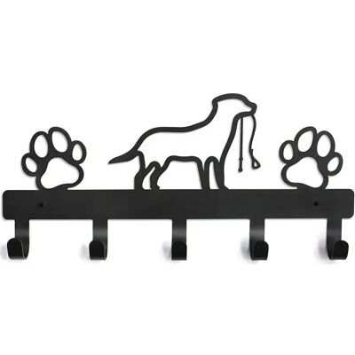 Vision Porte-manteau Mural Avec 5 Crochets En Forme De Patte De Chien, Idéal Pour Suspendre Chapeaux, Clés Et Manteaux, Couleur Noire. Publicité Vision Porte-manteau Mural Avec 5 Crochets En Forme De Patte De Chien, Idéal Pour Suspendre Chapeaux, Clés Et Manteaux, Couleur Noire. Publicité