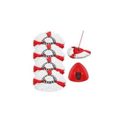 OEM 4pcs Tête De Serpillère De Rechange En Microfibre+1 Tête De Vadrouille Compatible Avec Vileda 2-en-1 Turbo Mop,o-cedar - Crezuo - Publicité OEM 4pcs Tête De Serpillère De Rechange En Microfibre+1 Tête De Vadrouille Compatible Avec Vileda 2-en-1 Turbo Mop,o-cedar - Crezuo - Publicité