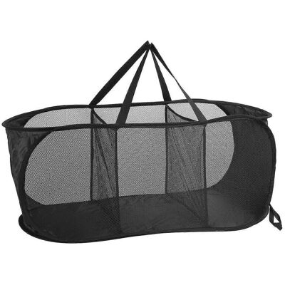 FLAMMKRAFT Panier À Linge Pliable En Toile Oxford À 3 Compartiments, Panier À Linge Pliable Pour Salle De Bain - Publicité FLAMMKRAFT Panier À Linge Pliable En Toile Oxford À 3 Compartiments, Panier À Linge Pliable Pour Salle De Bain - Publicité