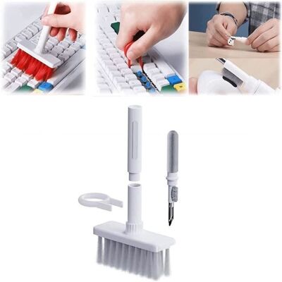 Cellfast Kit De Brosse De Nettoyage De Clavier 5 En 1, Nettoyant Pour Écouteurs Multifonction Avec Brosse Douce, Stylo De Nettoyage D'Éc A209 - Publicité Cellfast Kit De Brosse De Nettoyage De Clavier 5 En 1, Nettoyant Pour Écouteurs Multifonction Avec Brosse Douce, Stylo De Nettoyage D'Éc A209 - Publicité