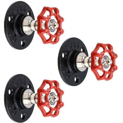 ABYSSE 3 Pack Porte Manteau Mural Muraux Tuyau Industriel En Fer, Rétro Patères Murale Pour Suspension Multifonctionnel, Pour Peignoir, Serviette, Sac, Parapluie, Chapeau Décoration Antique De Maison - Publicité ABYSSE 3 Pack Porte Manteau Mural Muraux Tuyau Industriel En Fer, Rétro Patères Murale Pour Suspension Multifonctionnel, Pour Peignoir, Serviette, Sac, Parapluie, Chapeau Décoration Antique De Maison - Publicité