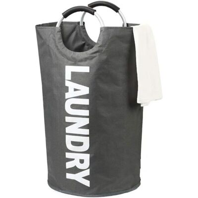 MOXIE 82l Paniers À Linge, Pliable Sac À Linge, Pliage Grande Capacité Corbeilles À Linge (gris Foncé) - Publicité MOXIE 82l Paniers À Linge, Pliable Sac À Linge, Pliage Grande Capacité Corbeilles À Linge (gris Foncé) - Publicité