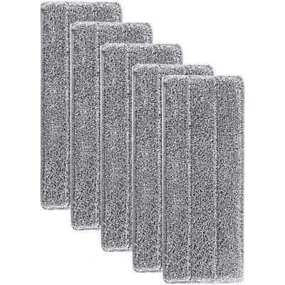 MOXIE Super Absorbant Recharges De Tête De Vadrouille - Tampon De Nettoyage De Tête De Balai De Ménage Lavable En Microfibre De Vadrouille De Nettoyage Lavable En Microfibre (5pcs) - Publicité MOXIE Super Absorbant Recharges De Tête De Vadrouille - Tampon De Nettoyage De Tête De Balai De Ménage Lavable En Microfibre De Vadrouille De Nettoyage Lavable En Microfibre (5pcs) - Publicité