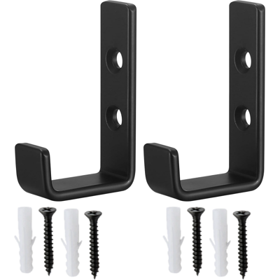 Generic 2pcs Crochets Muraux Robustes, Porte-manteaux, Patères Solides, Pour Accrocher,support Mural Pour Objets Encombrants - Publicité Generic 2pcs Crochets Muraux Robustes, Porte-manteaux, Patères Solides, Pour Accrocher,support Mural Pour Objets Encombrants - Publicité