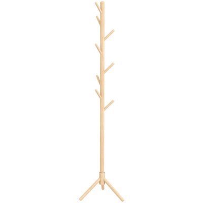 BRINSEA Portemanteau Sur Pied En Bois Portant À Vêtements Vestiaire 8 Patères 40 X 40 X 165 Cm Naturel - Publicité BRINSEA Portemanteau Sur Pied En Bois Portant À Vêtements Vestiaire 8 Patères 40 X 40 X 165 Cm Naturel - Publicité