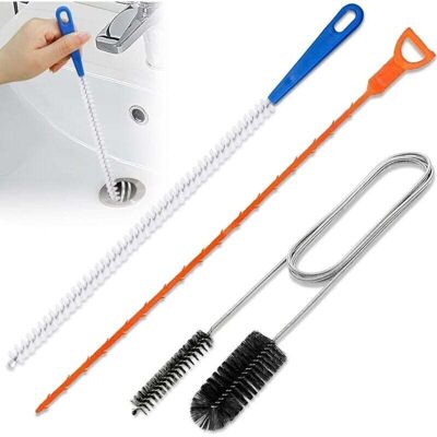 Scotch Lot De 3 Déboucheurs, Déboucheur De Toilettes Professionnel, Brosse De Débouchage Réutilisable - Publicité Scotch Lot De 3 Déboucheurs, Déboucheur De Toilettes Professionnel, Brosse De Débouchage Réutilisable - Publicité
