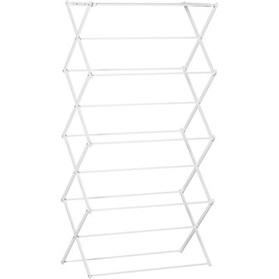 ACKERMAN Étendoir À Linge Pliable Séchoir Tour 8 Niveaux Métal Plastique Blanc 74x35x144cm - Publicité ACKERMAN Étendoir À Linge Pliable Séchoir Tour 8 Niveaux Métal Plastique Blanc 74x35x144cm - Publicité