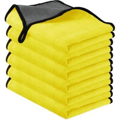 BRINSEA Chiffons En Microfibre Et Chiffons D'Essuyage : Chiffons De Nettoyage En Microfibre, 30 X 40 Cm, 6 Chiffons De Nettoyage En Microfibre Extra Épais Et Super Absorbants Pour Laver, Sécher Et Polir La Vo - Publicité BRINSEA Chiffons En Microfibre Et Chiffons D'Essuyage : Chiffons De Nettoyage En Microfibre, 30 X 40 Cm, 6 Chiffons De Nettoyage En Microfibre Extra Épais Et Super Absorbants Pour Laver, Sécher Et Polir La Vo - Publicité
