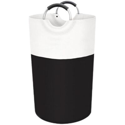 Vision Panier À Linge 90 L, Panier À Linge Sur Pied, Pliable, Tissu Imperméable Avec Poignées En Aluminium Protégées Par De La Mousse, Pour Étudiants, Dortoirs Et Familles (noir) - Publicité Vision Panier À Linge 90 L, Panier À Linge Sur Pied, Pliable, Tissu Imperméable Avec Poignées En Aluminium Protégées Par De La Mousse, Pour Étudiants, Dortoirs Et Familles (noir) - Publicité
