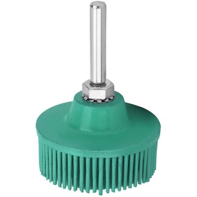 PELTOR Jeffergarden Disque À Poils De 5 Cm (2 Pouces) En Caoutchouc Émeri, Brosse Abrasive, Meule De Polissage Pour L'Élimination Des Bavures Et De La Rouille (vert) - Publicité PELTOR Jeffergarden Disque À Poils De 5 Cm (2 Pouces) En Caoutchouc Émeri, Brosse Abrasive, Meule De Polissage Pour L'Élimination Des Bavures Et De La Rouille (vert) - Publicité