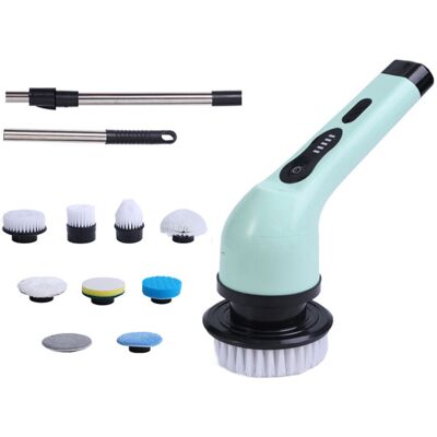 MOXIE Sjlerst Nettoyeur Électrique Sans Fil Rechargeable, Brosse À Vaisselle Automatique Pour La Cuisine Brosse À Vaisselle Pour La Baignoire Outil De Nettoyage Professionnel Pour Les Carreaux Avec Tige Tél - Publicité MOXIE Sjlerst Nettoyeur Électrique Sans Fil Rechargeable, Brosse À Vaisselle Automatique Pour La Cuisine Brosse À Vaisselle Pour La Baignoire Outil De Nettoyage Professionnel Pour Les Carreaux Avec Tige Tél - Publicité