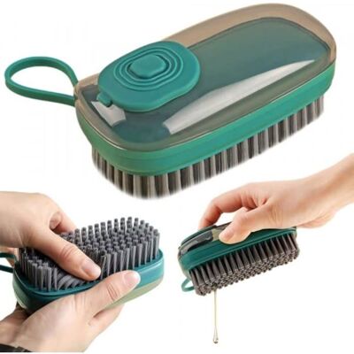 Cellfast 2pcs,brosse À Vaisselle Distributrice De Savon, Des Casseroles, Brosse À Main De Cuisine Pour Le Nettoyage De La Vaisselle - Publicité Cellfast 2pcs,brosse À Vaisselle Distributrice De Savon, Des Casseroles, Brosse À Main De Cuisine Pour Le Nettoyage De La Vaisselle - Publicité