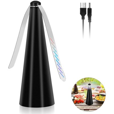 Scotch Ventilateur Anti-moustiques, 1pcs Répulsif À Pales Pour Insecte, Repellent Moustique Fan Pour Éloigner Les Mouches Et Les Insectes De La Nourriture, Pour Maison Dîner, Pique-nique Et Barbecue (noir) - Publicité Scotch Ventilateur Anti-moustiques, 1pcs Répulsif À Pales Pour Insecte, Repellent Moustique Fan Pour Éloigner Les Mouches Et Les Insectes De La Nourriture, Pour Maison Dîner, Pique-nique Et Barbecue (noir) - Publicité