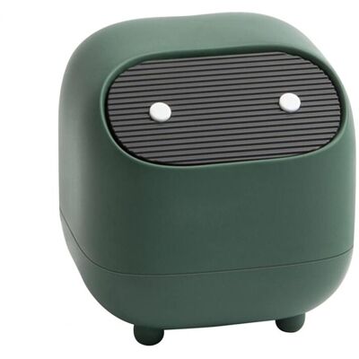 MOXIE Petite Poubelle Mignonne Poubelle De Bureau Ninja Avec Couvercle Poubelle De Voiture Poubelle Domestique Poubelle De Bureau (poubelle Verte) - Publicité MOXIE Petite Poubelle Mignonne Poubelle De Bureau Ninja Avec Couvercle Poubelle De Voiture Poubelle Domestique Poubelle De Bureau (poubelle Verte) - Publicité