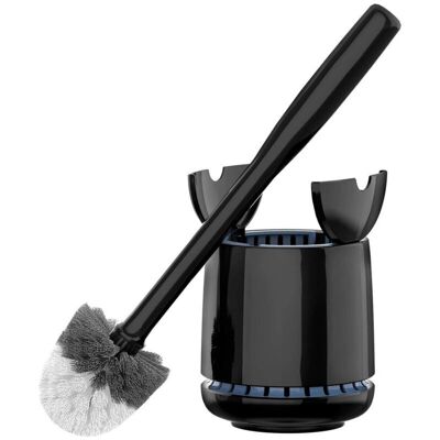 PELTOR Brosse Toilettes Wc, Brosse Wc Et Support Premium Avec Couvercle Automatique, Balayette Wc Nettoyage Cuvette, Noir - Publicité PELTOR Brosse Toilettes Wc, Brosse Wc Et Support Premium Avec Couvercle Automatique, Balayette Wc Nettoyage Cuvette, Noir - Publicité