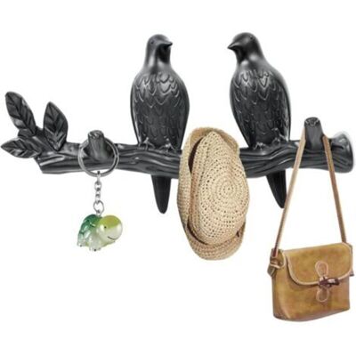 URSUS Porte-manteau Mural Avec 3 Crochets, Idéal Pour La Chambre, La Cuisine, Le Salon Et Le Couloir, Parfait Pour Suspendre Sacs À Dos, Vestes Et Chapeaux, Noir. Publicité URSUS Porte-manteau Mural Avec 3 Crochets, Idéal Pour La Chambre, La Cuisine, Le Salon Et Le Couloir, Parfait Pour Suspendre Sacs À Dos, Vestes Et Chapeaux, Noir. Publicité