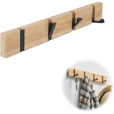 Generic Patère Murale De 4 Crochets Rétractables, Porte Manteau Mural Pour Suspendre Manteaux Écharpes, Sacs À Main Et Autres - Publicité Generic Patère Murale De 4 Crochets Rétractables, Porte Manteau Mural Pour Suspendre Manteaux Écharpes, Sacs À Main Et Autres - Publicité