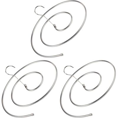 GRASSLIN Lot De 3 Cintres, Spirale Acier Inoxydable, Diamètre 42 Cm, Pliable, Pour Couette Maison Dortoir - Publicité GRASSLIN Lot De 3 Cintres, Spirale Acier Inoxydable, Diamètre 42 Cm, Pliable, Pour Couette Maison Dortoir - Publicité